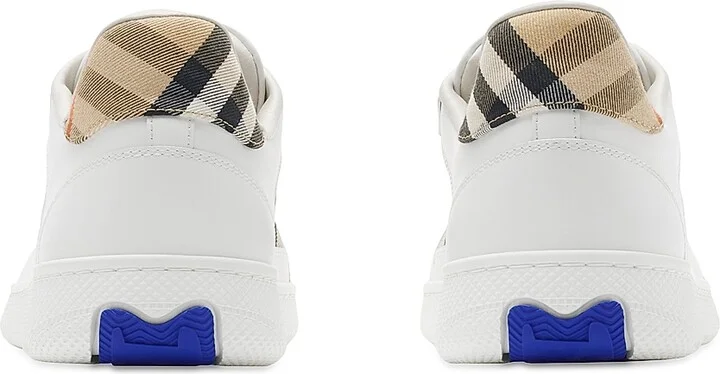 Women's Terrace Check Low-Top Sneakers - White Sand Ip Check - Size 5 - Image 3