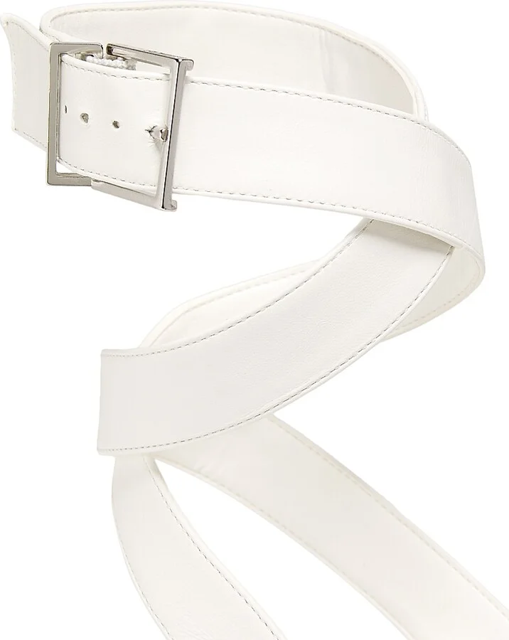 Women's Tessie Leather Platform Sandals - White - Size 6.5 - Image 5