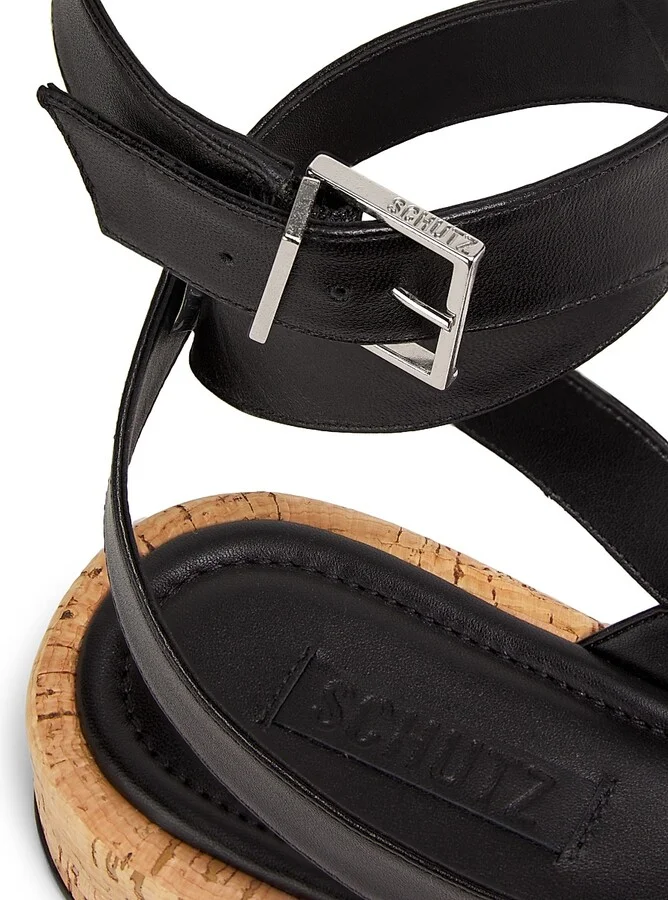 Women's Tessie Leather Platform Sandals - White - Size 6.5 - Image 10