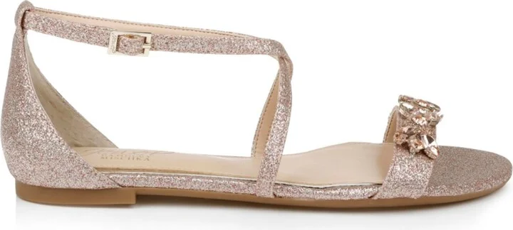 Women's Tessy Crisscross Strap Evening Flat Sandals - Image 2