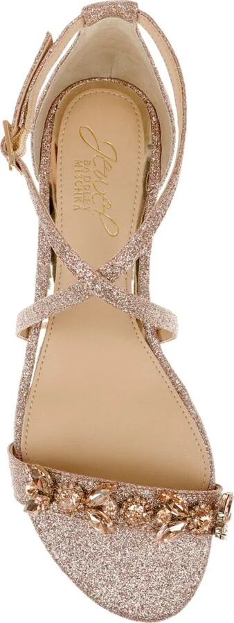 Women's Tessy Crisscross Strap Evening Flat Sandals - Image 4