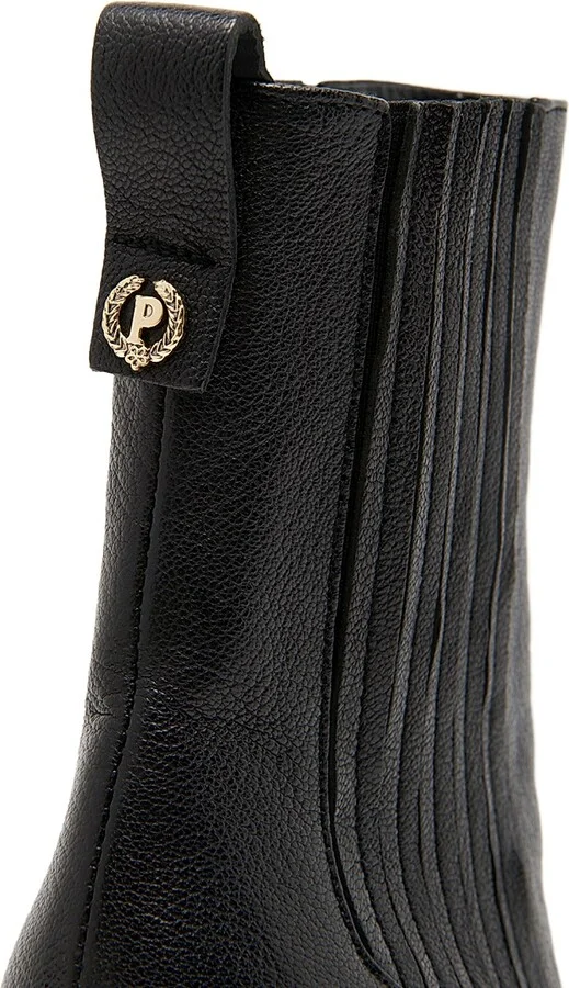 Women's Texas Flair Leather Ankle Boots - Black - Size 6.5 - Image 6