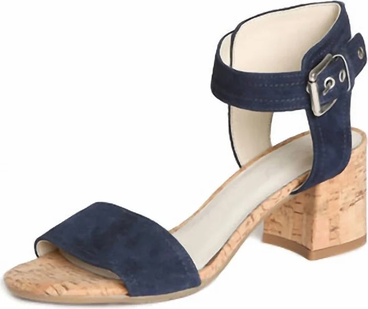 Women's Tgif Heels In Navy Suede