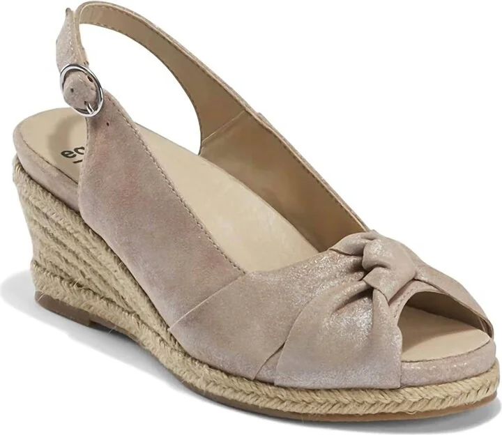 Women's Thara Bermuda Wedge Sandals In Blush