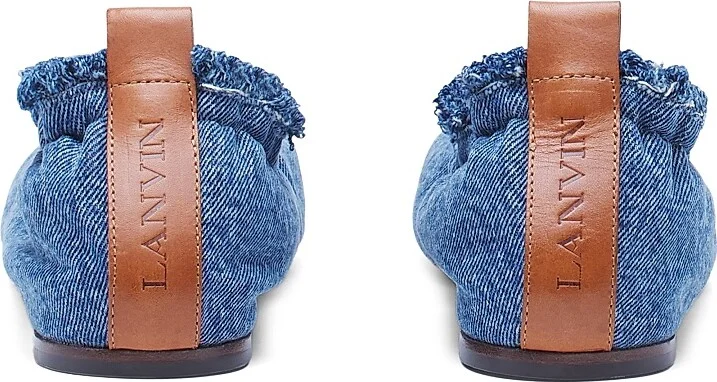 Women's The Ballerina Flats - Denim Blue - Size 5 - Image 4