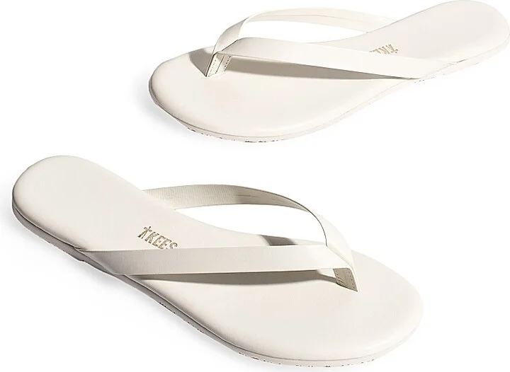 Women's The Boyfriend Leather Sandals - Cream - Size 6 - Image 2