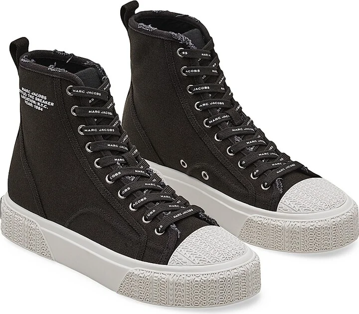 Women's The High Top Sneaker - Black - Size 5 - Image 2