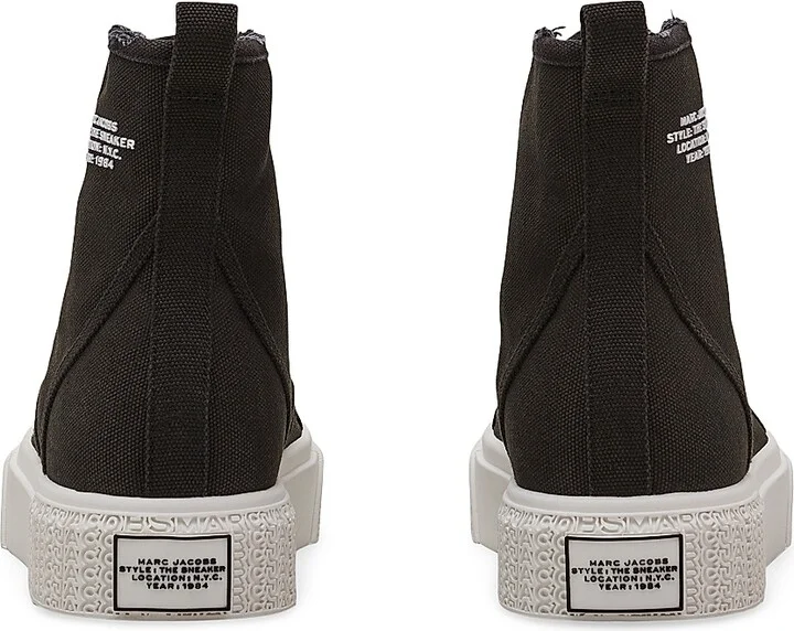 Women's The High Top Sneaker - Black - Size 5 - Image 4