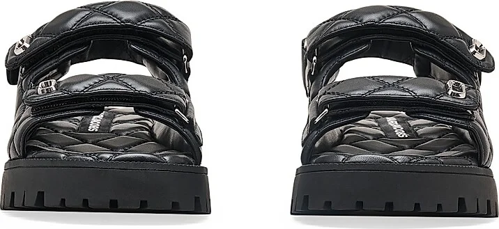 Women's The J Marc Quilted Leather Sandals - Black - Size 9 - Image 5