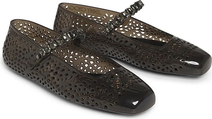 Women's The Jelly Ballerina Flats - Clear Silver Crystal - Size 5 - Image 7
