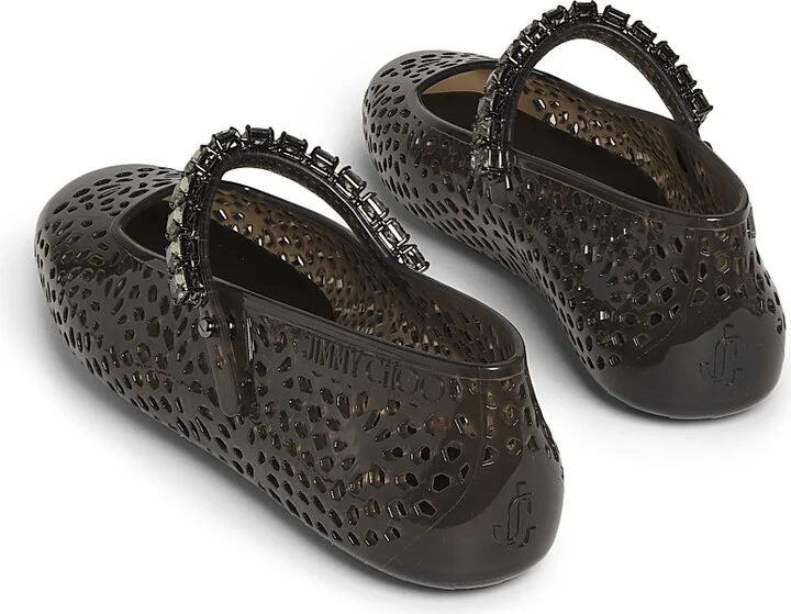 Women's The Jelly Ballerina Flats - Clear Silver Crystal - Size 5 - Image 8