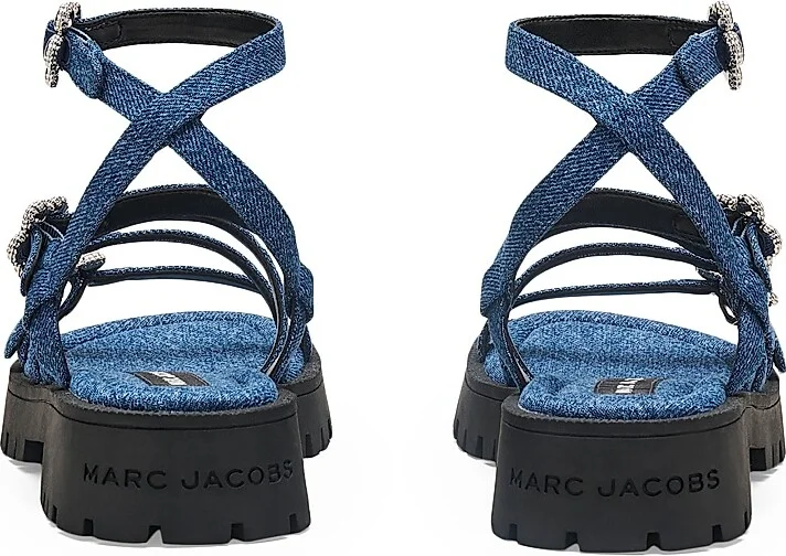 Women's The Kiki Denim Gladiator Sandals - Vintage Indigo - Size 11 - Image 3