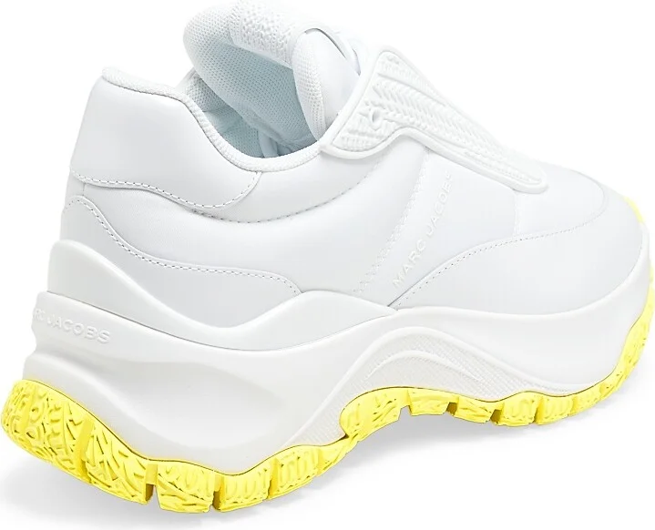 Women's The Lazy Runner Sneakers - White Yellow - Size 9 - Image 3