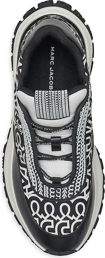 Women's The Monogram Lazy Runner - Black White - Size 7 - Image 5