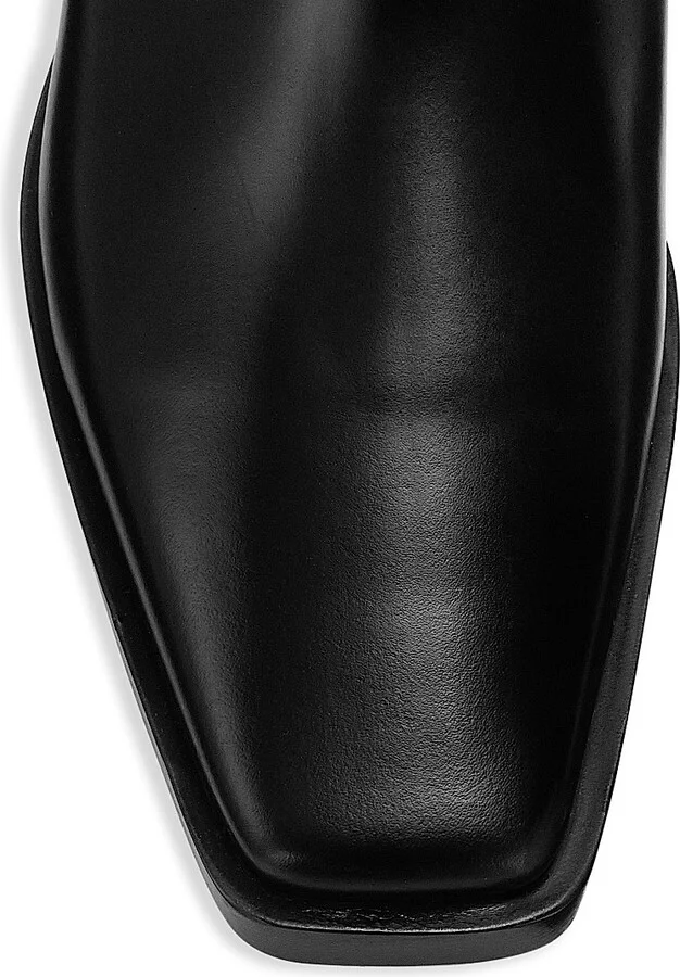 Women's The Riding Leather Boots - Black - Size 8 - Image 4