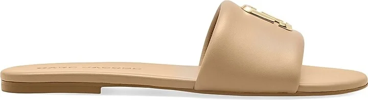 Women's The Snapshot Leather Slides - Camel - Size 10 Sandals
