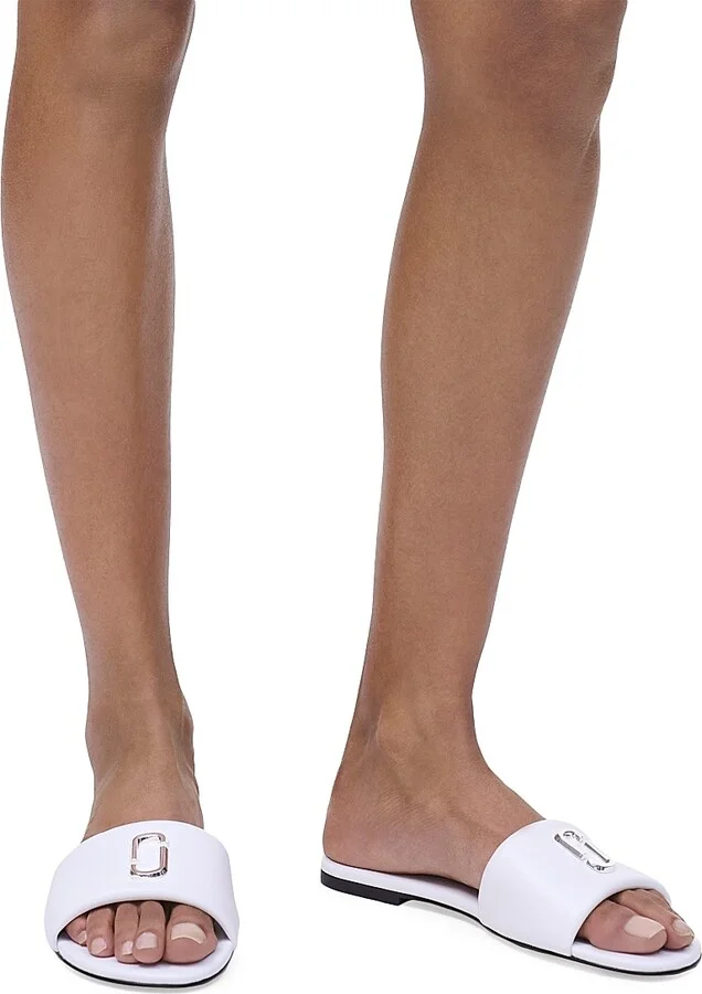 Women's The Snapshot Leather Slides - Reed - Size 9 Sandals - Image 10