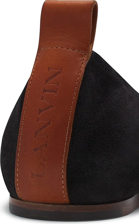 Women's The Suede Ballerina Flats - Black - Size 4 - Image 5