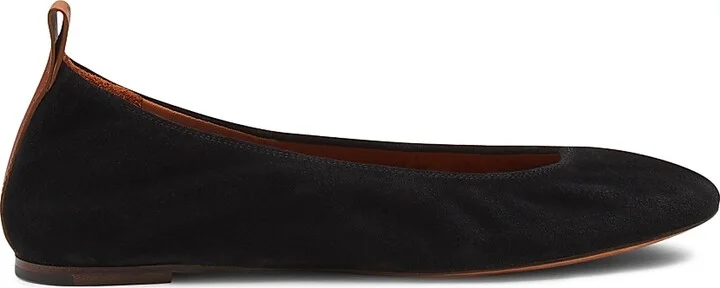 Women's The Suede Ballerina Flats - Black - Size 4