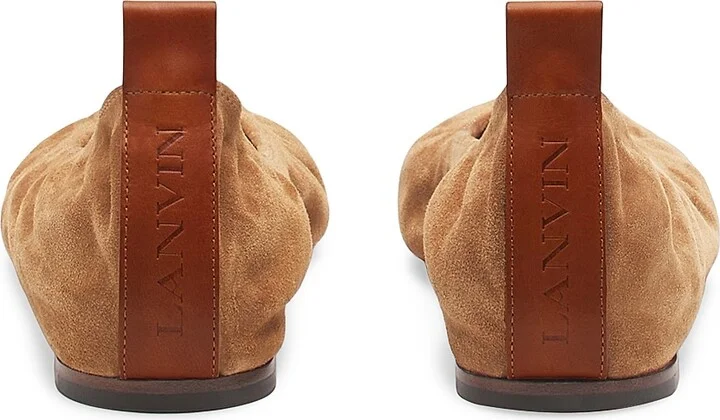 Women's The Suede Ballerina Flats - Brown - Size 4 - Image 4