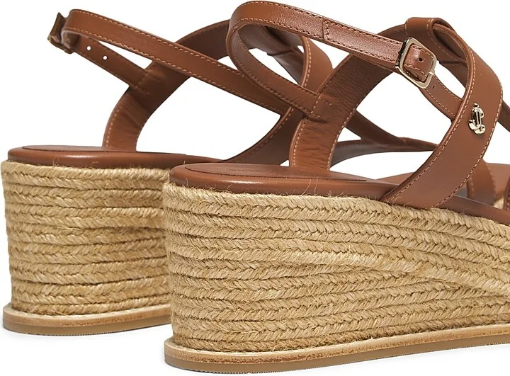 Women's Theia 60MM Espadrille Wedge Sandals - Tan - Size 5 - Image 3