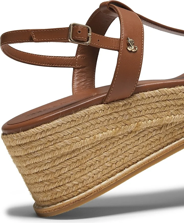 Women's Theia 60MM Espadrille Wedge Sandals - Tan - Size 5 - Image 5