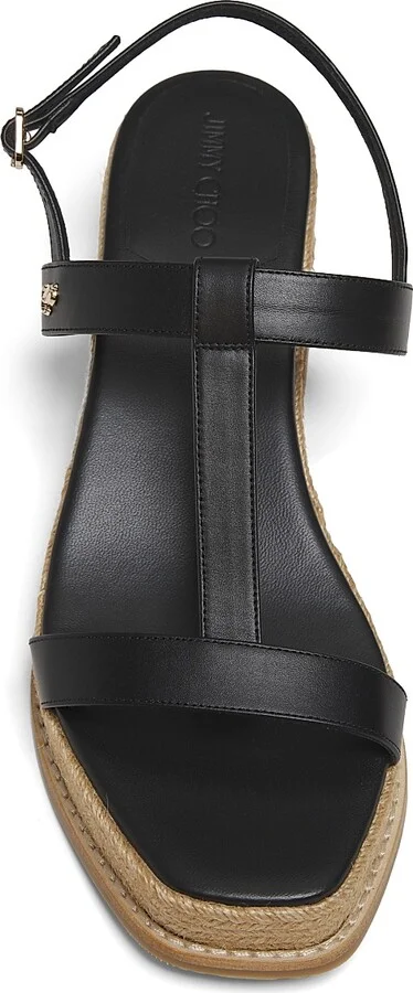 Women's Theia 60MM Espadrille Wedge Sandals - Tan - Size 5 - Image 9