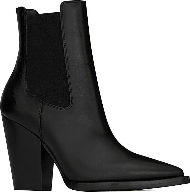 Women's Theo Chelsea Boots in Smooth Leather - Nero - Size 6.5 - Image 2