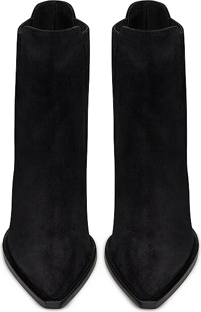 Women's Theo Chelsea Boots in Suede - Black - Size 5 - Image 3