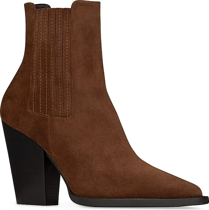 Women's Theo Chelsea Boots in Suede - Black - Size 5 - Image 4