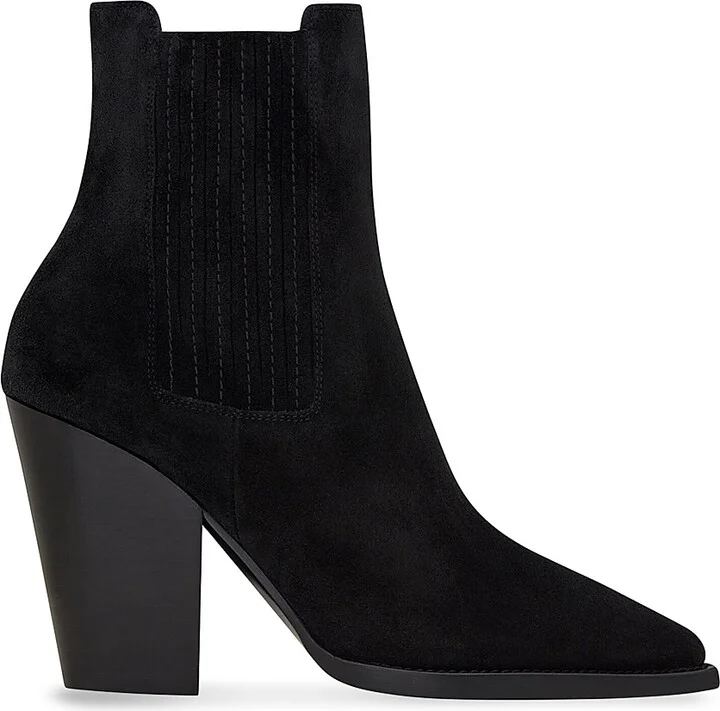 Women's Theo Chelsea Boots in Suede - Black - Size 5