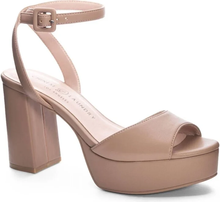 Women's Theresa Platform Sandal In Taupe