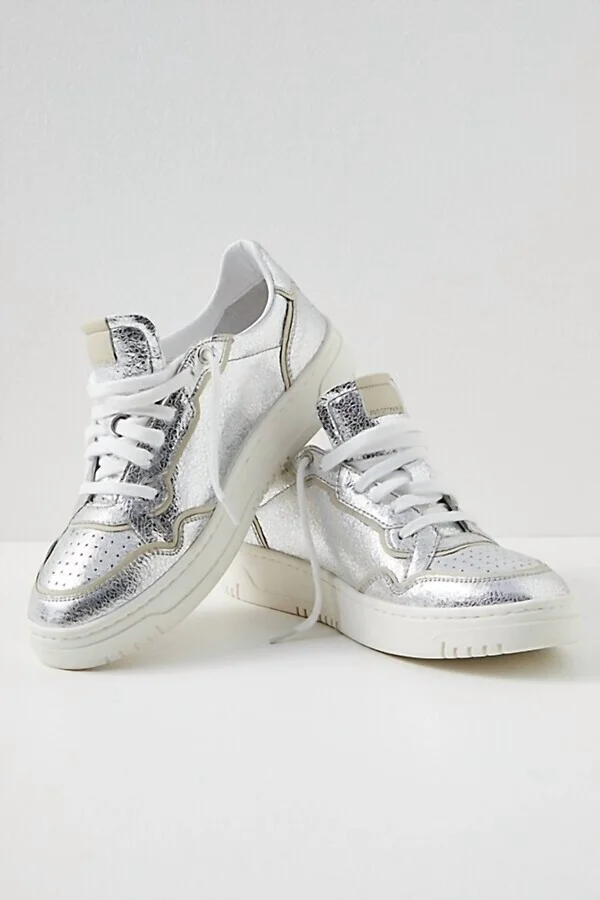 Women's Thirty Love Court Sneaker In Silver