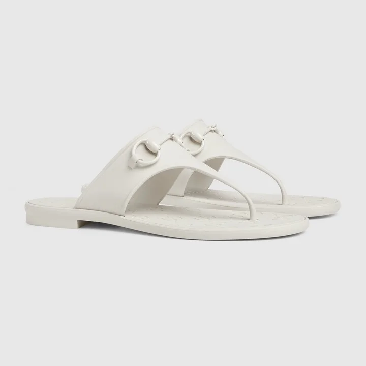 Women's thong sandal with Horsebit - Image 2