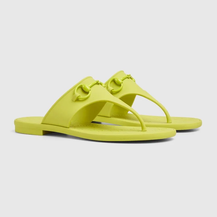 Women's thong sandal with Horsebit - Image 2