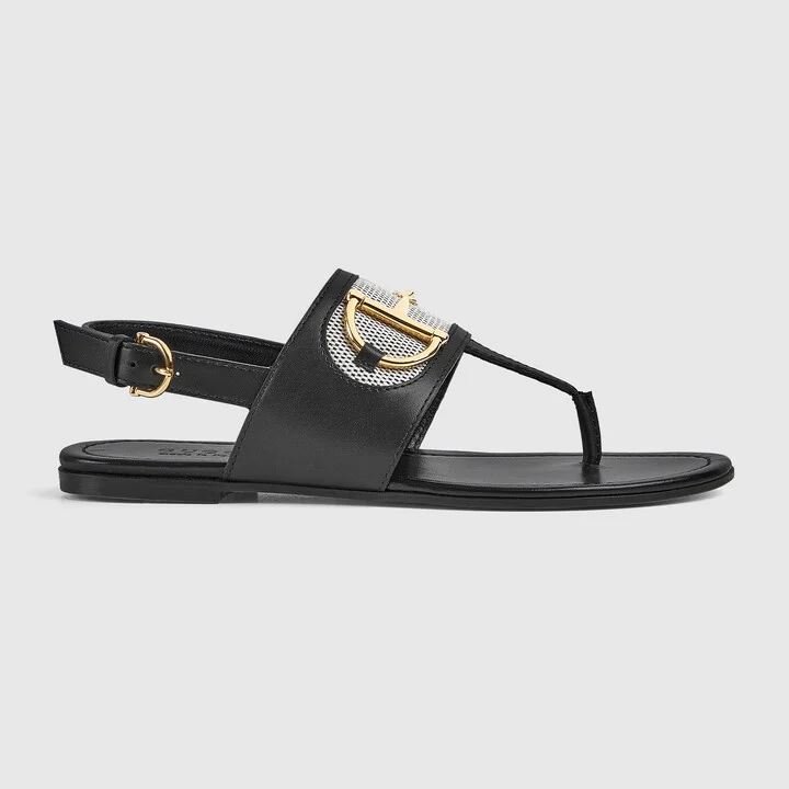 Women's thong sandal with Horsebit