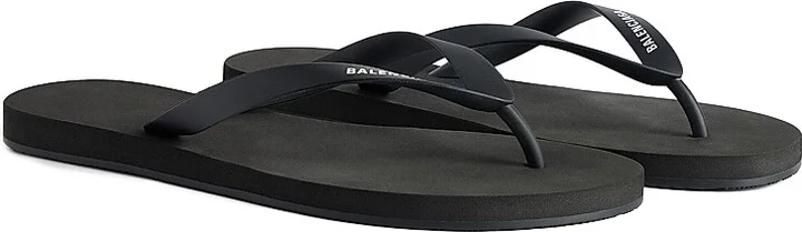 Women's Thong Sandals - Black - Size 6 - Image 2