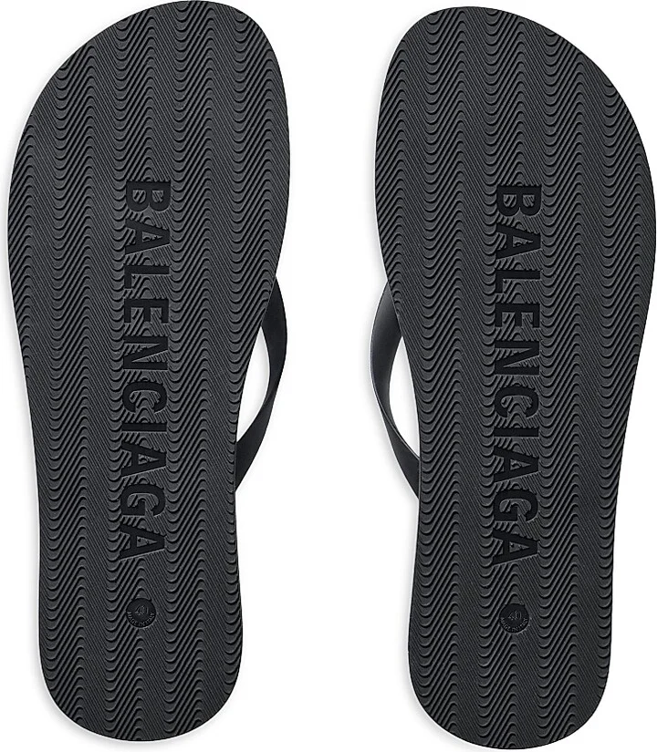 Women's Thong Sandals - Black - Size 6 - Image 7
