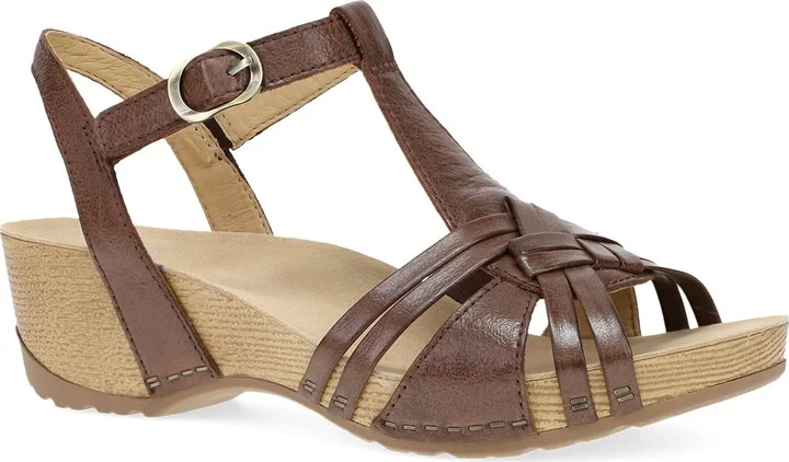 Women's Tia Woven Strap Sandal In Brown