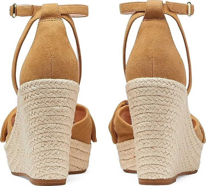 Women's Tianna Suede Wedge Heels - Medium Biscotti - Size 10 - Image 3