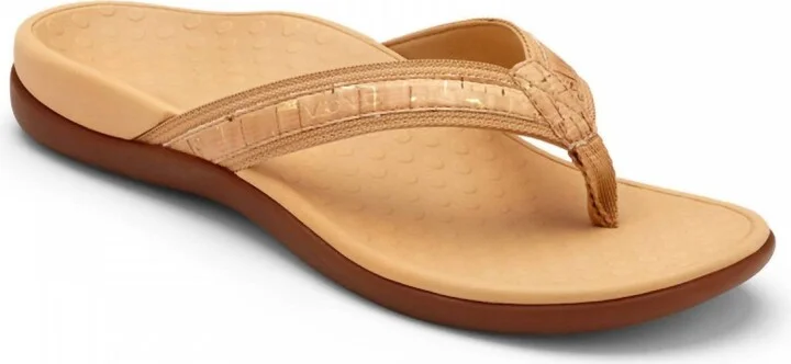 Women's Tide Sandal In Gold Cork