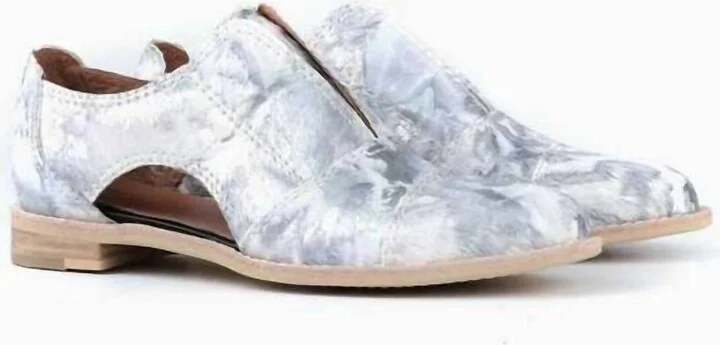 Women's Tie Dye Cowman Oxford In Tie Dye Grey