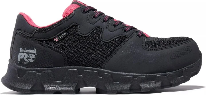 Women's Timberland PRO Powertrain Mixed-Media Alloy-Toe Work Shoes