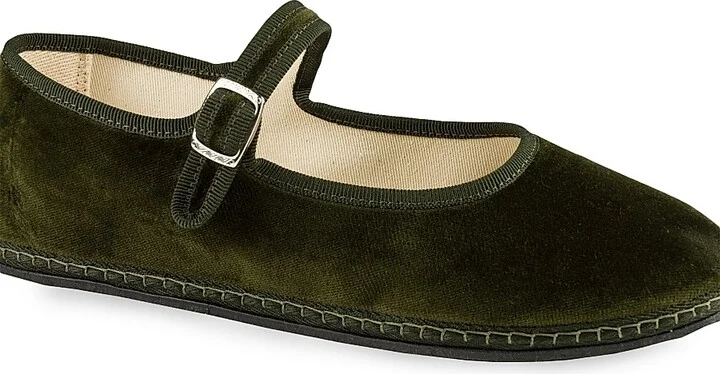 Women's Timeless Bottiglia Cotton Velvet Mary Janes - Bottiglia - Size 5 - Image 3
