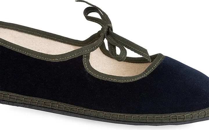 Women's Timeless Brigitte Cotton Velvet Slippers - Zattere - Size 5 - Image 3