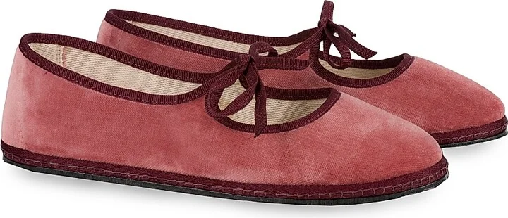 Women's Timeless Brigitte Marie Antoinette Cotton Velvet Slippers - Marie Antoinette - Size 5 - Image 2