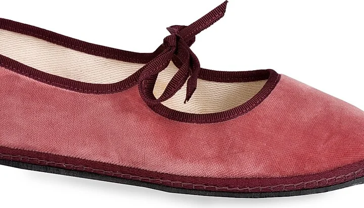 Women's Timeless Brigitte Marie Antoinette Cotton Velvet Slippers - Marie Antoinette - Size 5 - Image 3