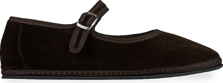 Women's Timeless Velvet Mary Janes - Amerigo - Size 5