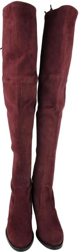 Women's Tipland Cabernet Burgundy Suede Over the Knee Boot - Image 3