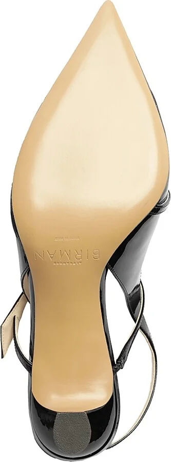 Women's Tita 60MM Leather Slingback Pumps - Black - Size 6.5 - Image 8